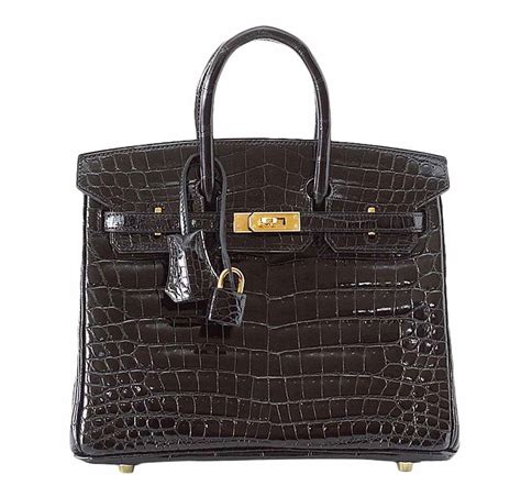 hermes birkin 25 bag in alligator|hermes alligator vs crocodile.